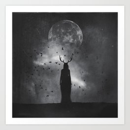 Goddess of the Moon Art Print