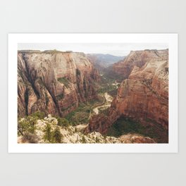 Observation Point Zion Art Print