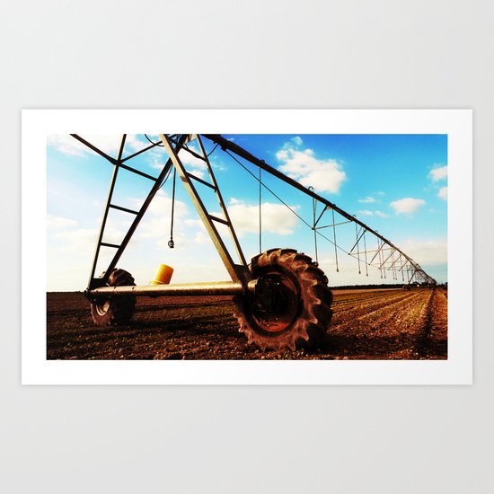 Irrigation System Art Print