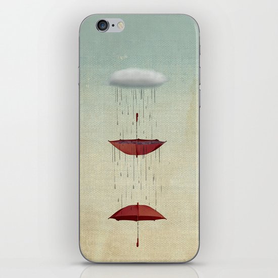 the umbrella runneth over and over iPhone & iPod Skin