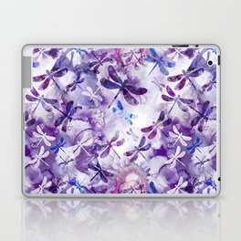 Dragonfly Lullaby in Pantone Ultraviolet Purple Laptop & iPad Skin