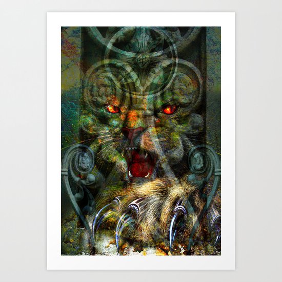 Cat Art Print