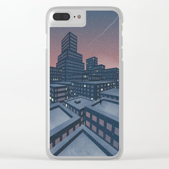 Let it snow Clear iPhone Case