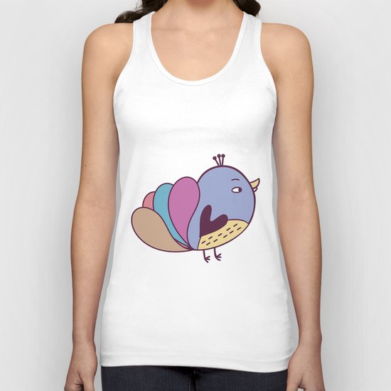 Cute Bird Unisex Tank Top