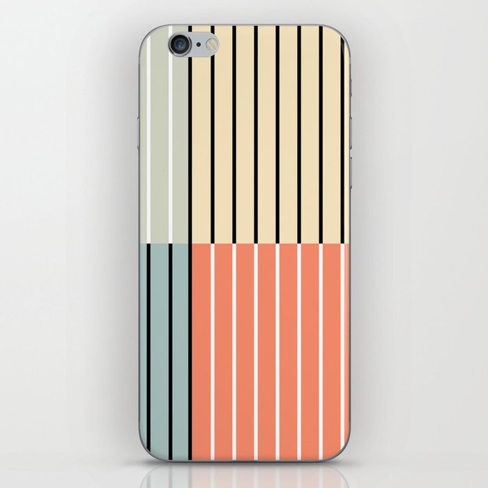Color Block Minimal Line Abstract 1 iPhone Skin