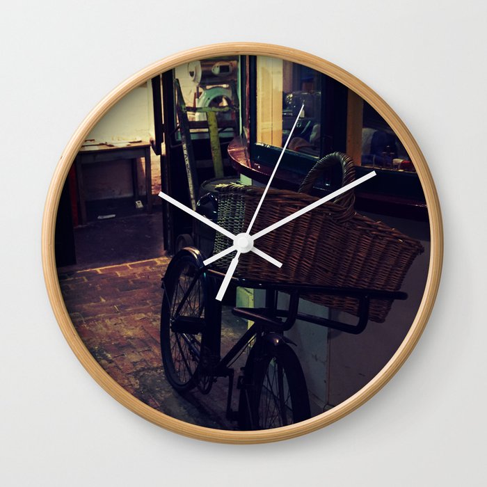 Bakers Bike Wall Clock
