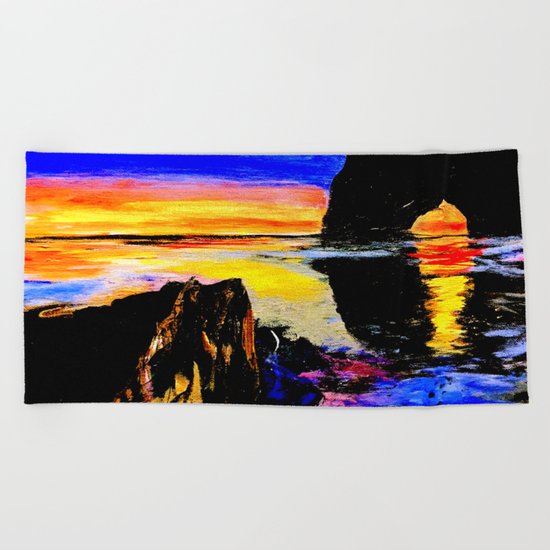 Cordova Sunset Beach Towel