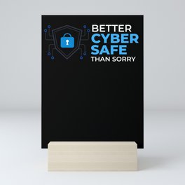 Cyber Security Analyst Engineer Computer Training Mini Art Print