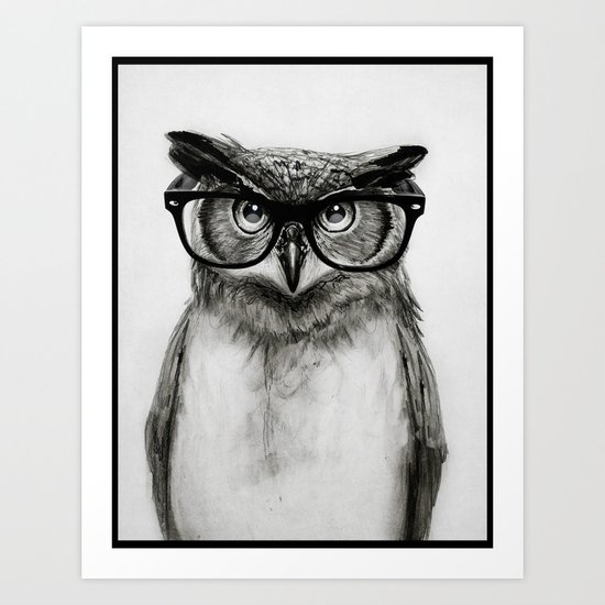 Mr. Owl Art Print