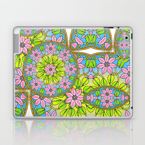 Color Me Spring Mandala Laptop & iPad Skin