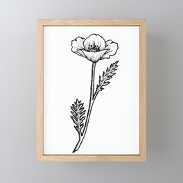 Poppy Framed Mini Art Print