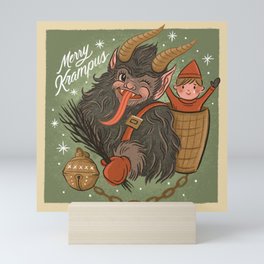 Merry Krampus Mini Art Print