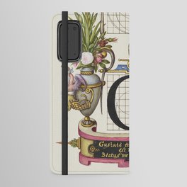 Vintage calligraphic poster 'G' Android Wallet Case