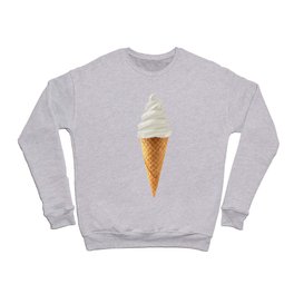  Soft Serve Vanilla Ice Cream Cone Crewneck Sweatshirt