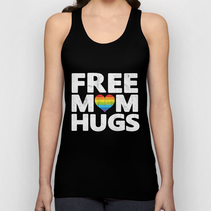Free Mom Hugs, Free Mom Hugs Rainbow Gay Pride Tank Top
