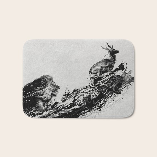 Intense Chasing Bath Mat