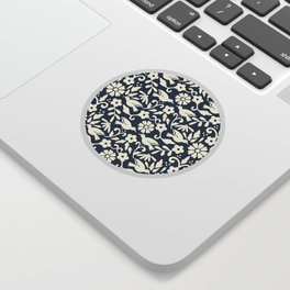 Otomi inspired floral pattern Sticker