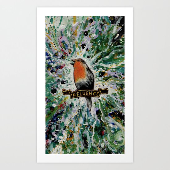 Influence Art Print
