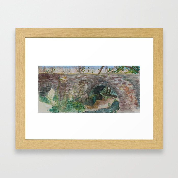 Espada Aqueduct Framed Art Print