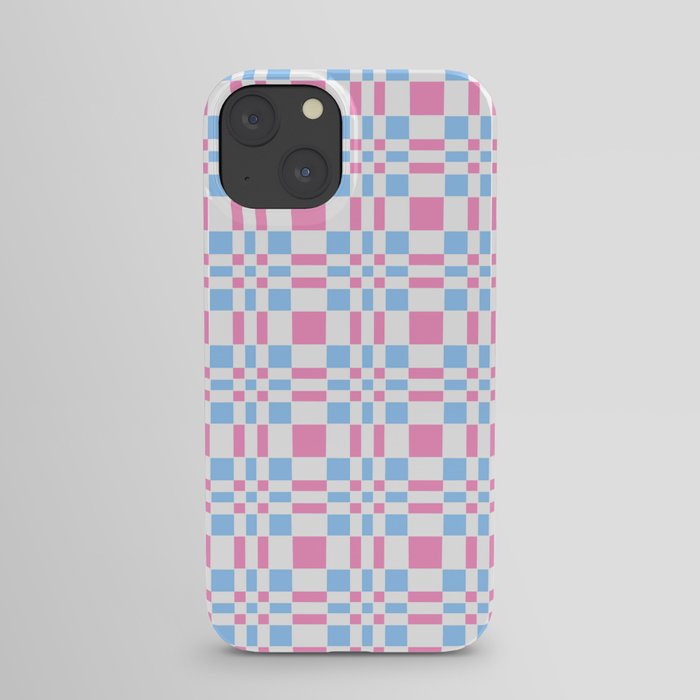 Damier and tartan 4 Fibonacci. iPhone Case