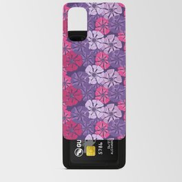 purple and pink poppy floral arrangements Android Card Case