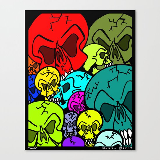 Skulls Canvas Print