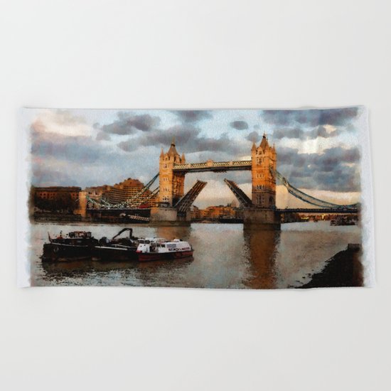 Tower Bridge Beach Towel