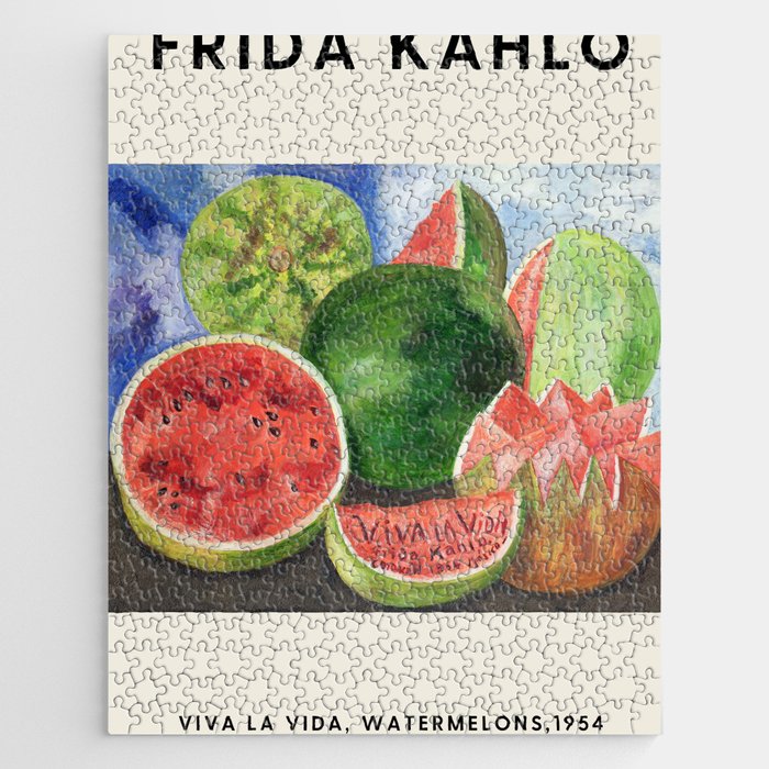 Frida Kahlo Viva La Vida Watermelons 1954 Exhibition Poster
