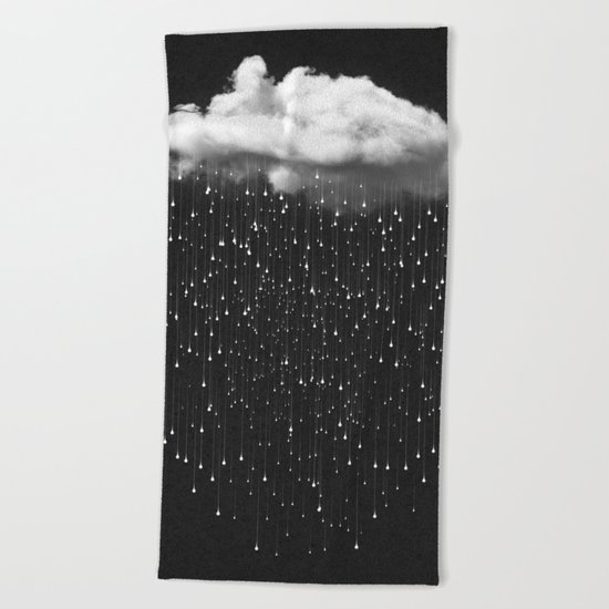 Let It Fall III Beach Towel