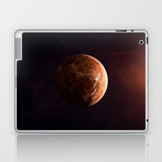 Venus planet. Poster background illustration. Laptop & iPad Skin