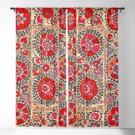 Samarkand Suzani Southwest Uzbekistan Embroidery Blackout Curtain