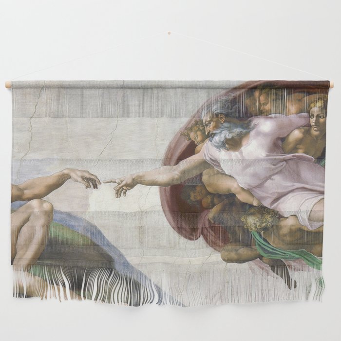 The Creation of Adam Wall Hanging