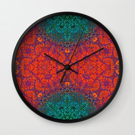 Mehndi Ethnic Style G351 Wall Clock