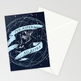 Per Aspera Ad Astra Stationery Cards