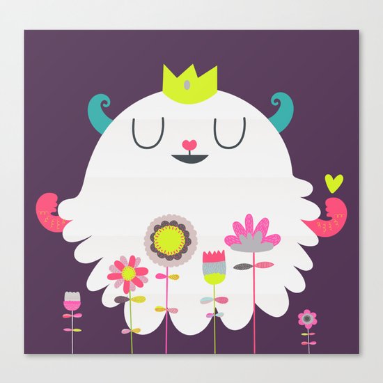 Summer monster Canvas Print