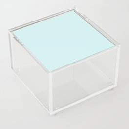 Light Aqua Blue Solid Color Pantone Mint Julep 12-5208 TCX Shades of Blue-green Hues Acrylic Box