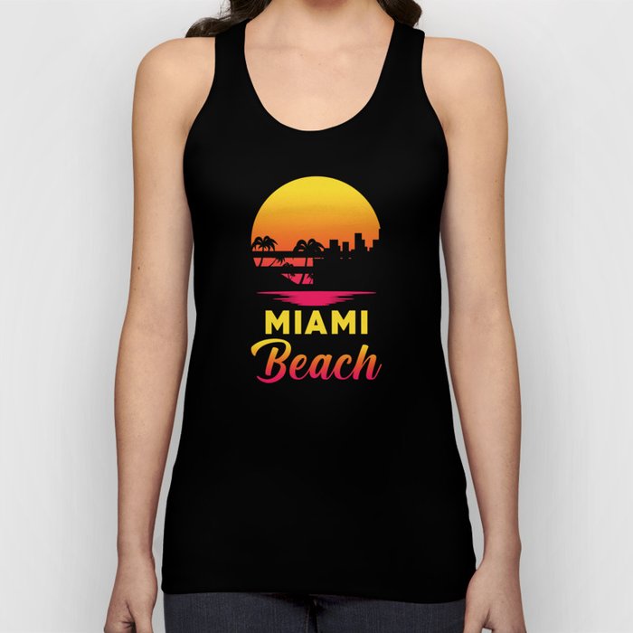 Miami Retro Beach Tank Top