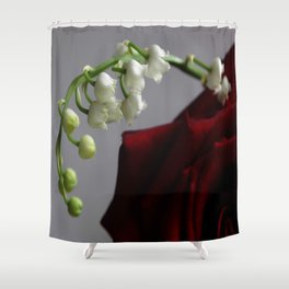 Rose and lily of the valley 1 Shower Curtain