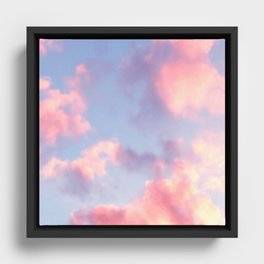 Whimsical Sky Framed Canvas