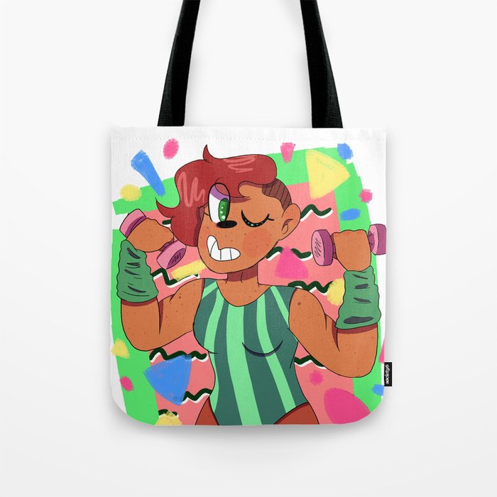 workout tote bag