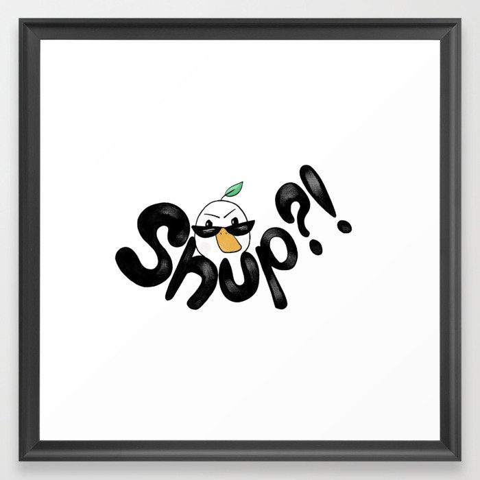 Doo Doo Duck SHUP Framed Art Print