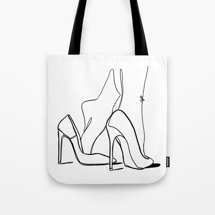 Walk a Day in her Shoes Tote Bag