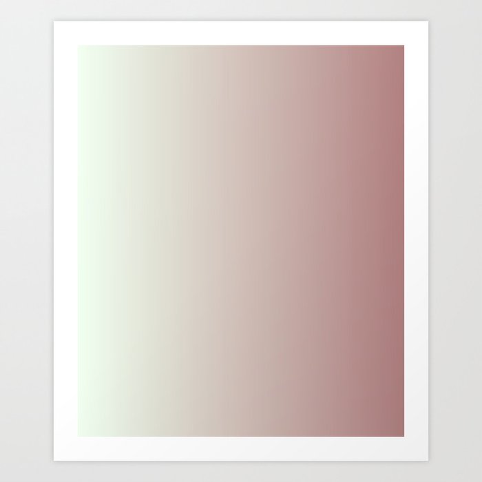 Color Gradient 250718- brown 2 Art Print