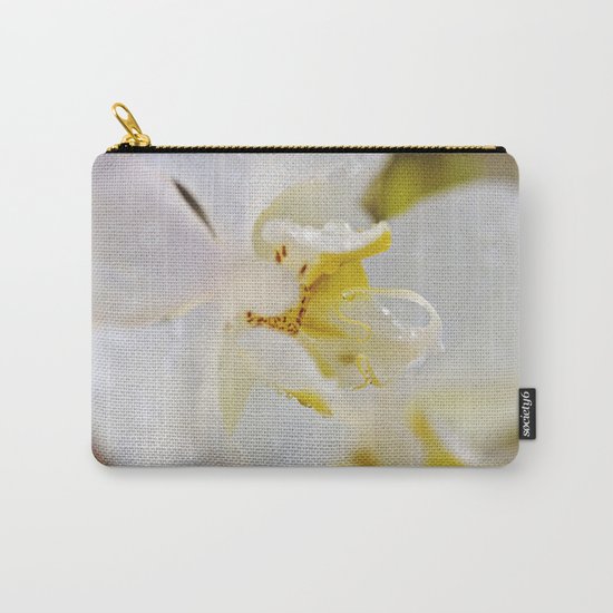 WHITE ORCHID Carry-All Pouch