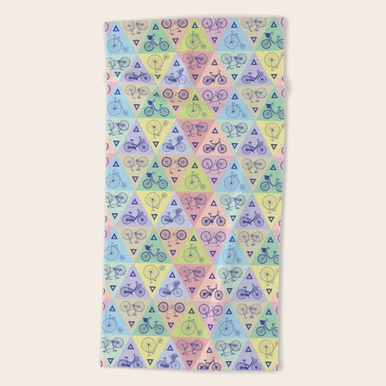 Bicycles Beach Towel