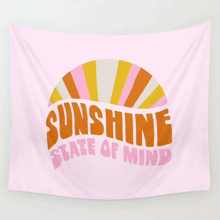 sunshine state of mind, type Wall Tapestry