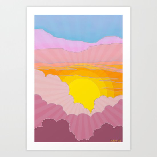 Sunrise Surprise Art Print