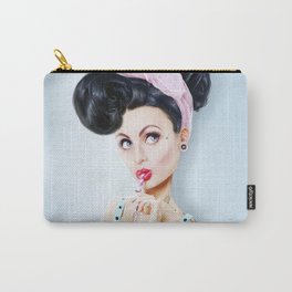 Pinup cool woman Carry-All Pouch