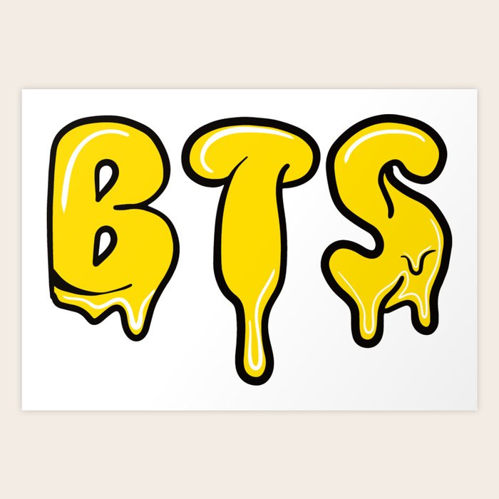 bts butter new album art print by alice lisova society6