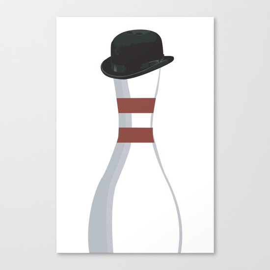 bowler. Canvas Print